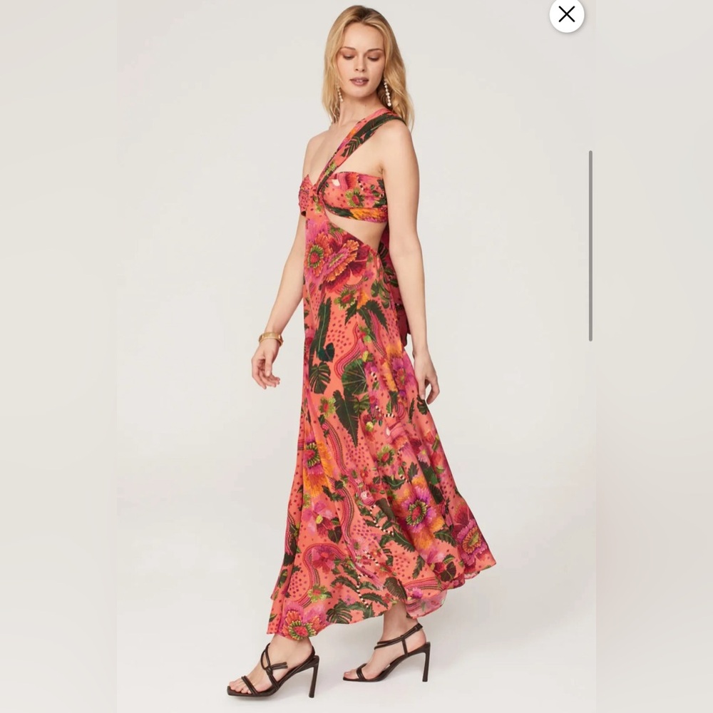 FARM Rio Blooming Garden One-Shoulder Maxi Dress - Picture 7 of 15